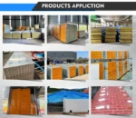 Source Factory High Quality Fire Proof A1 Building Materials Building Roof Board Rock Wool Sandwich Panels - Image 4